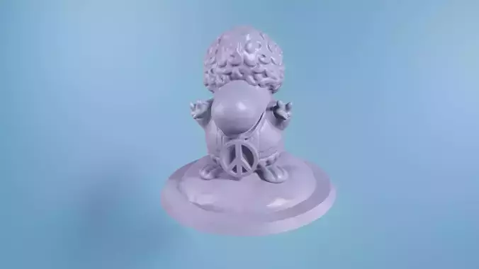 Hugh the Hippie 3D print model