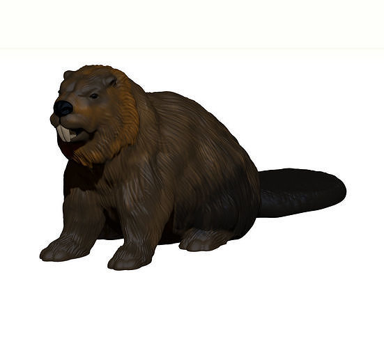 Beaver 3D print model