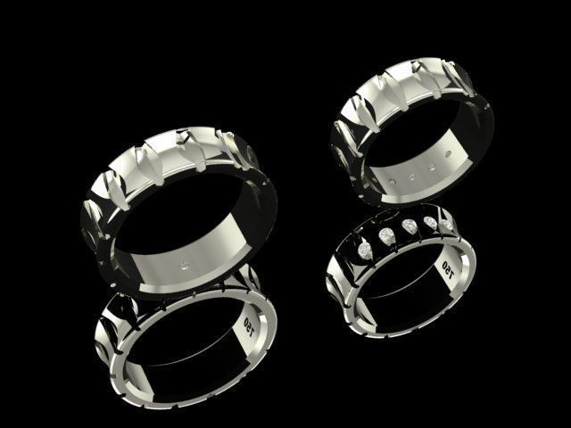 ring set 08 collection1 3D print model_26