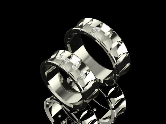 ring set 08 collection1 3D print model_30