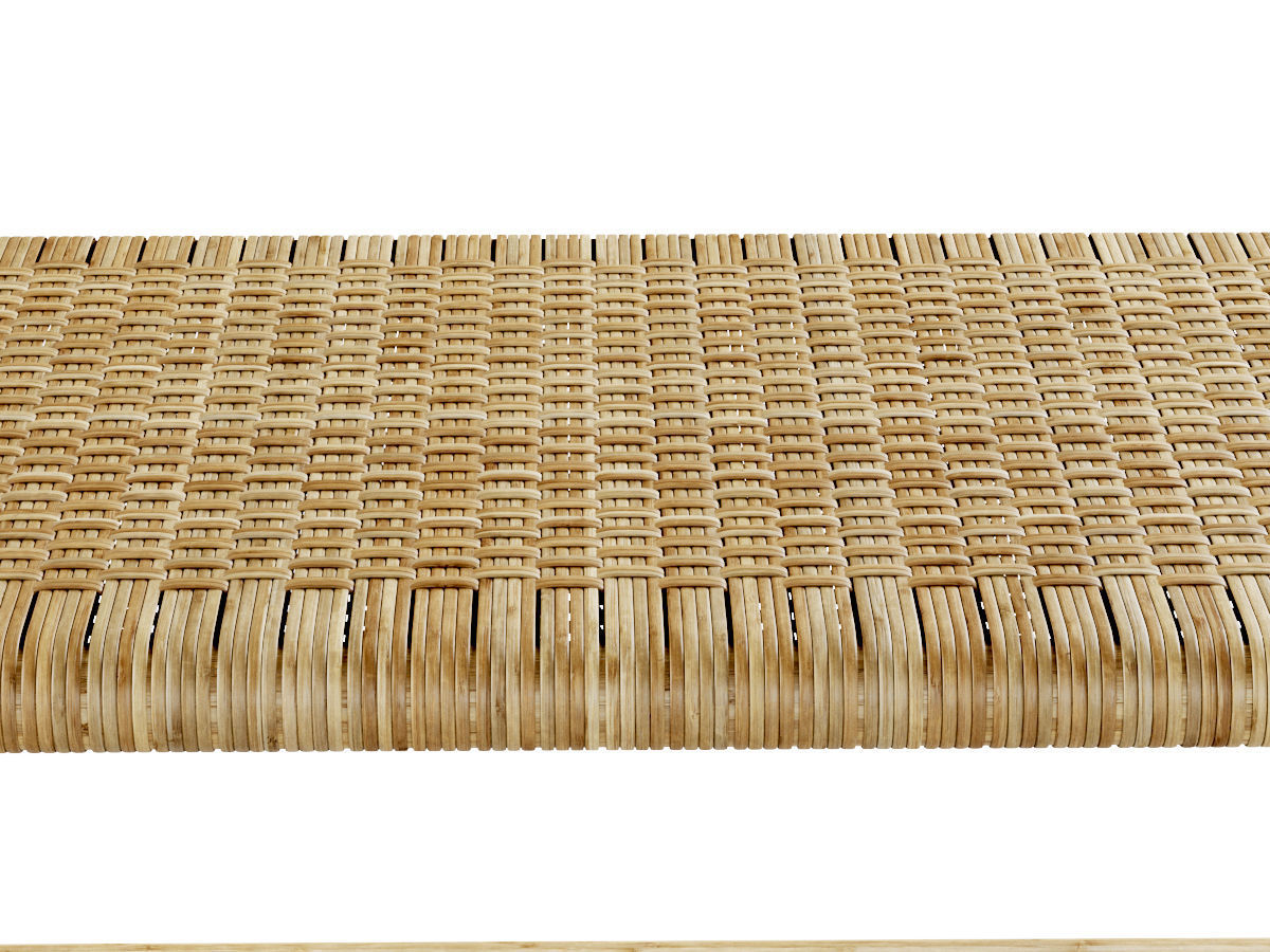 Rattan ottoman MD46  3D model_4