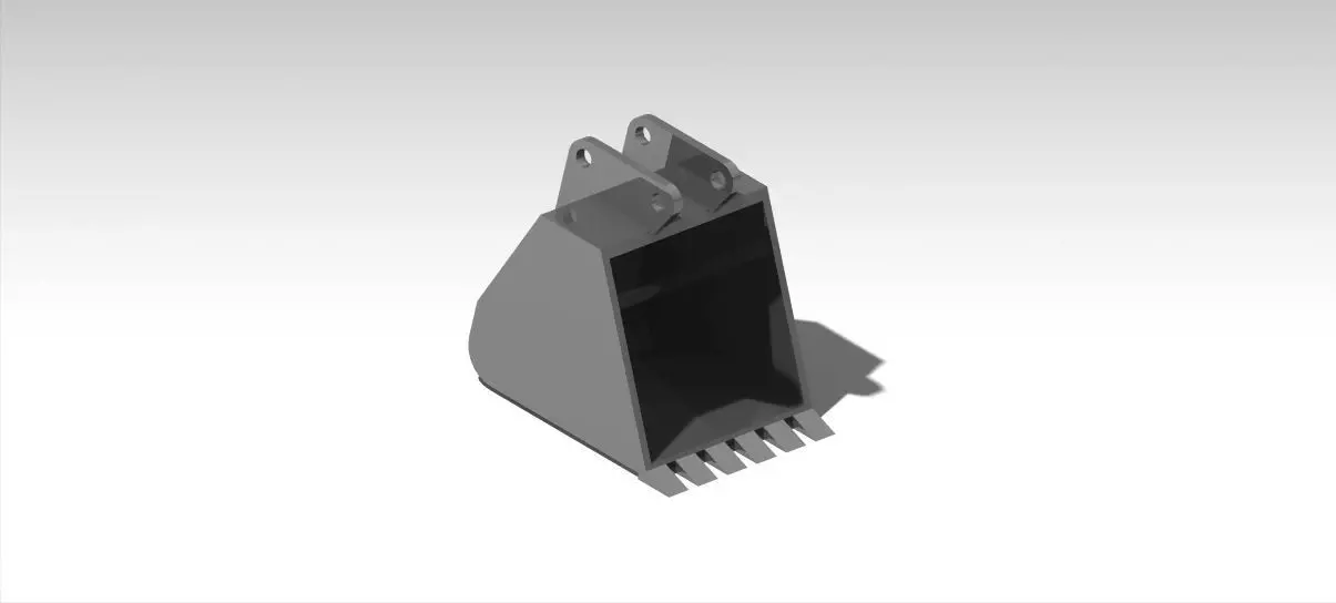 scraper - mechanical shovel- Excavator 3D print model