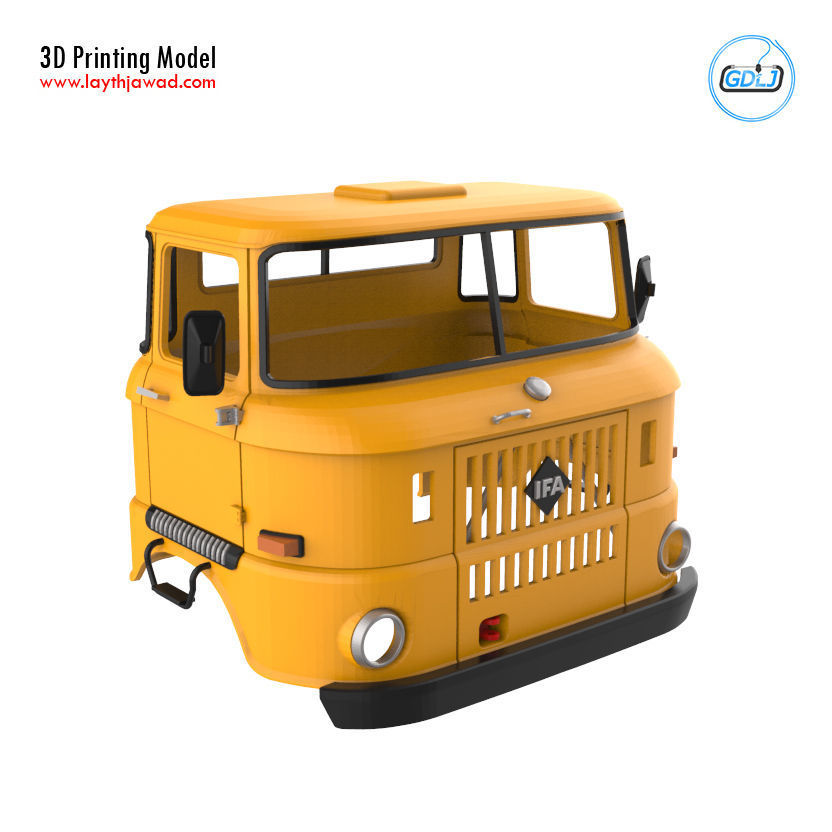 IFA W50 Cabin - Full Professional Version 3D print model_1