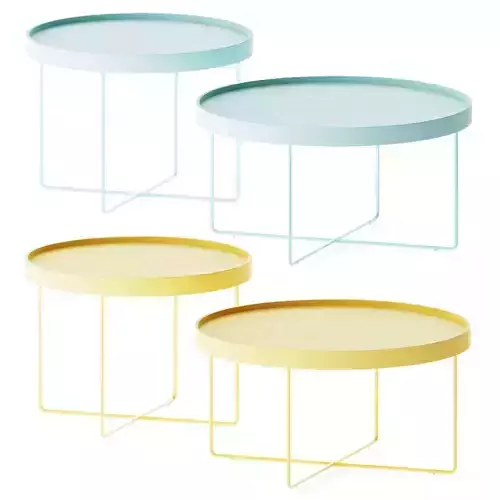 Round coffee table Passepartout by Paola Lenti