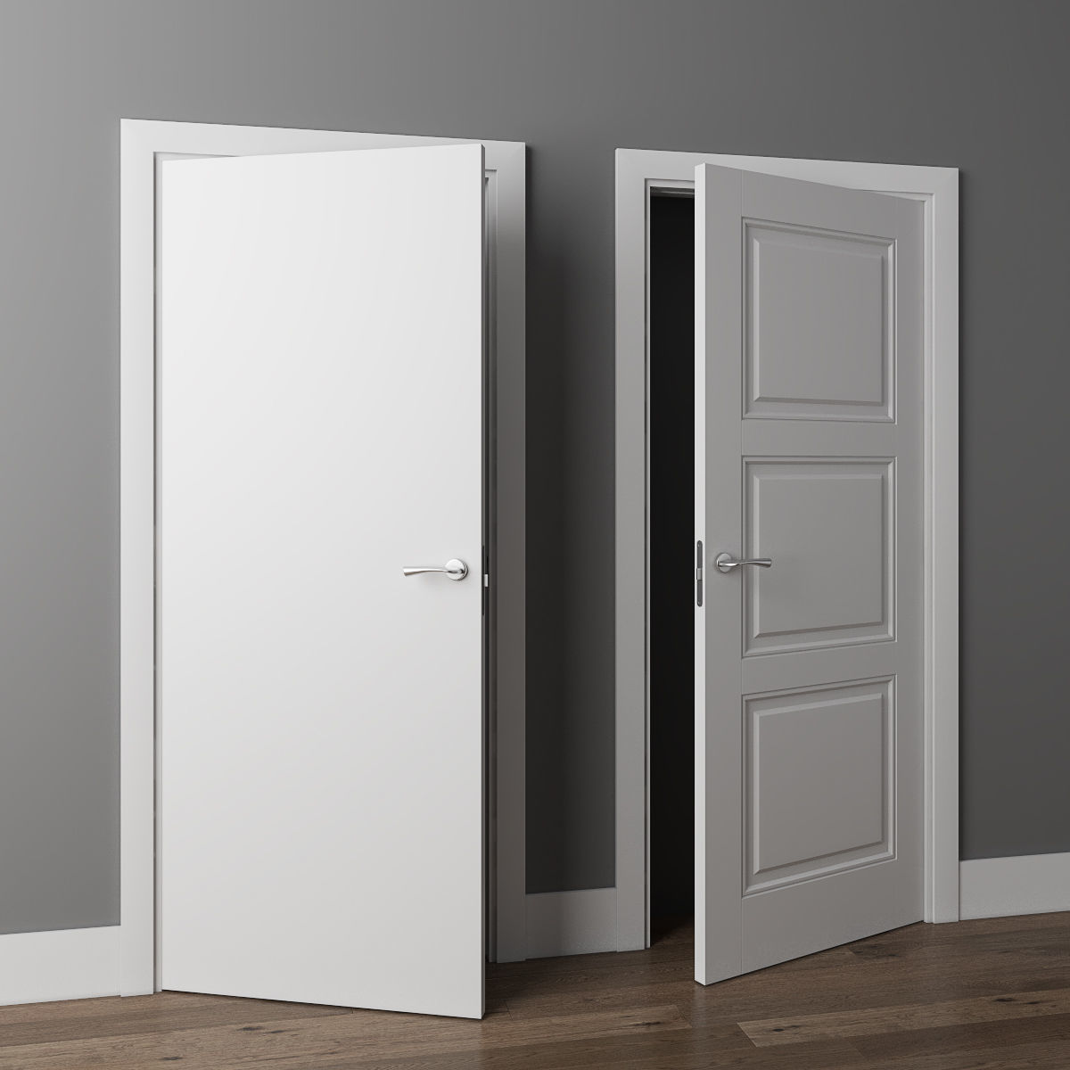 Doors Union Riviera p flat and 126p 3D model_1