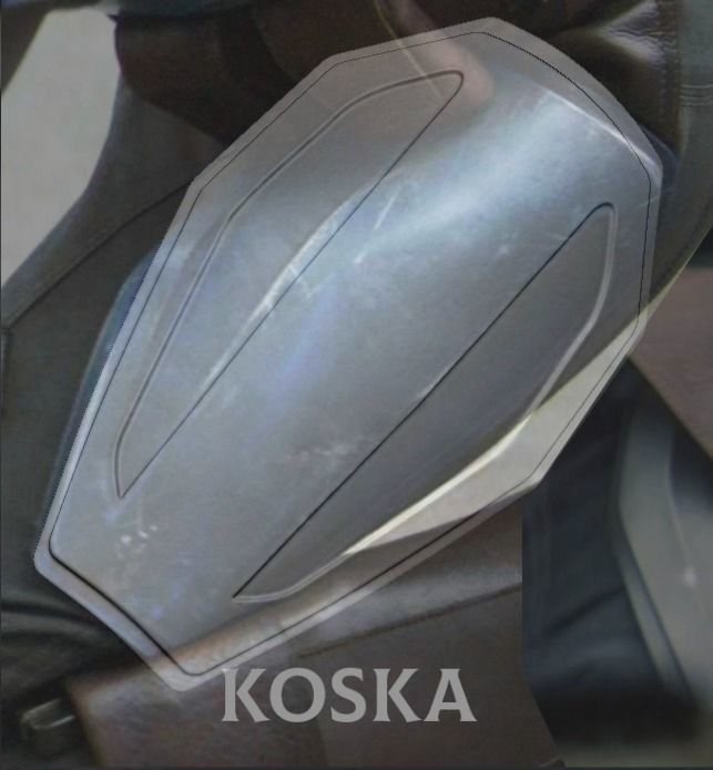 Koska Reeves Hip Plate Armor The Mandalorian Cosplay 3D print model_1