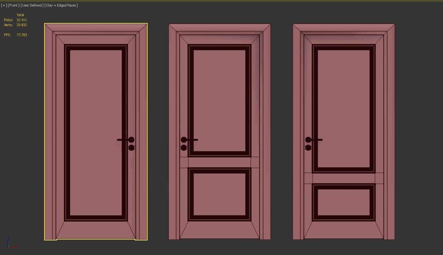 Doors matteucci aida pintar 3D model_5