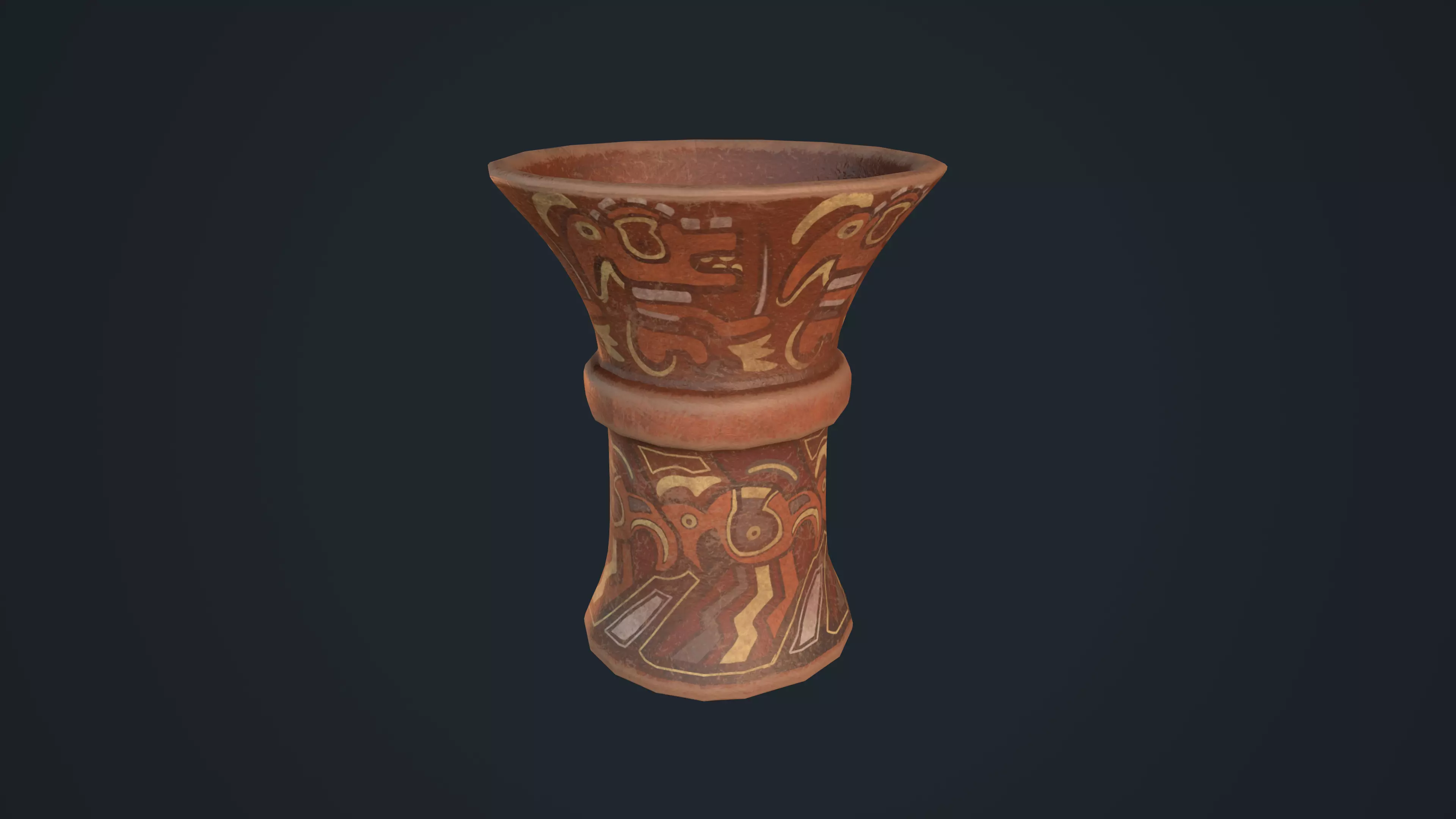  Waisted Cup Tiwanaku 3D model_0