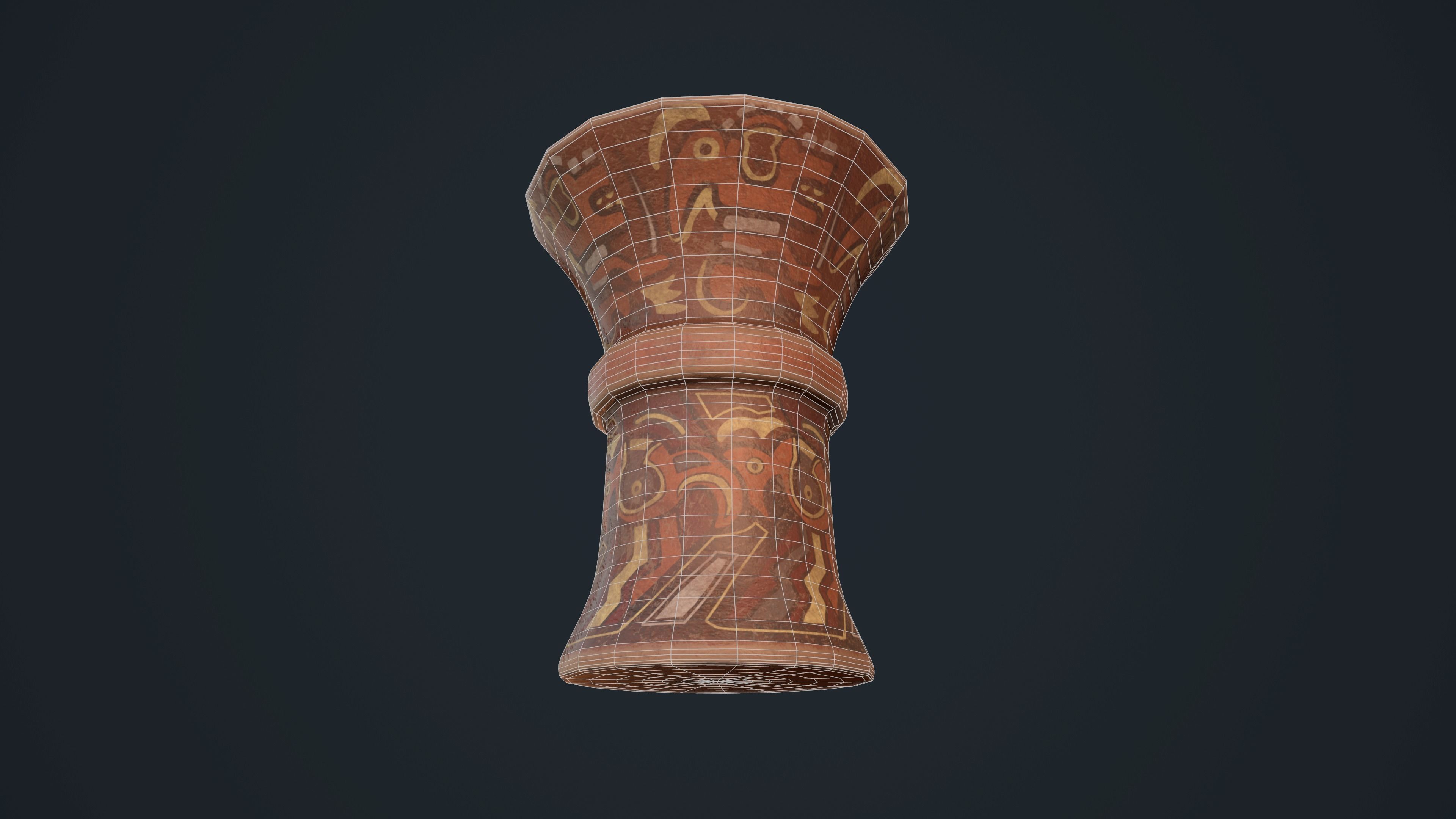  Waisted Cup Tiwanaku 3D model_4