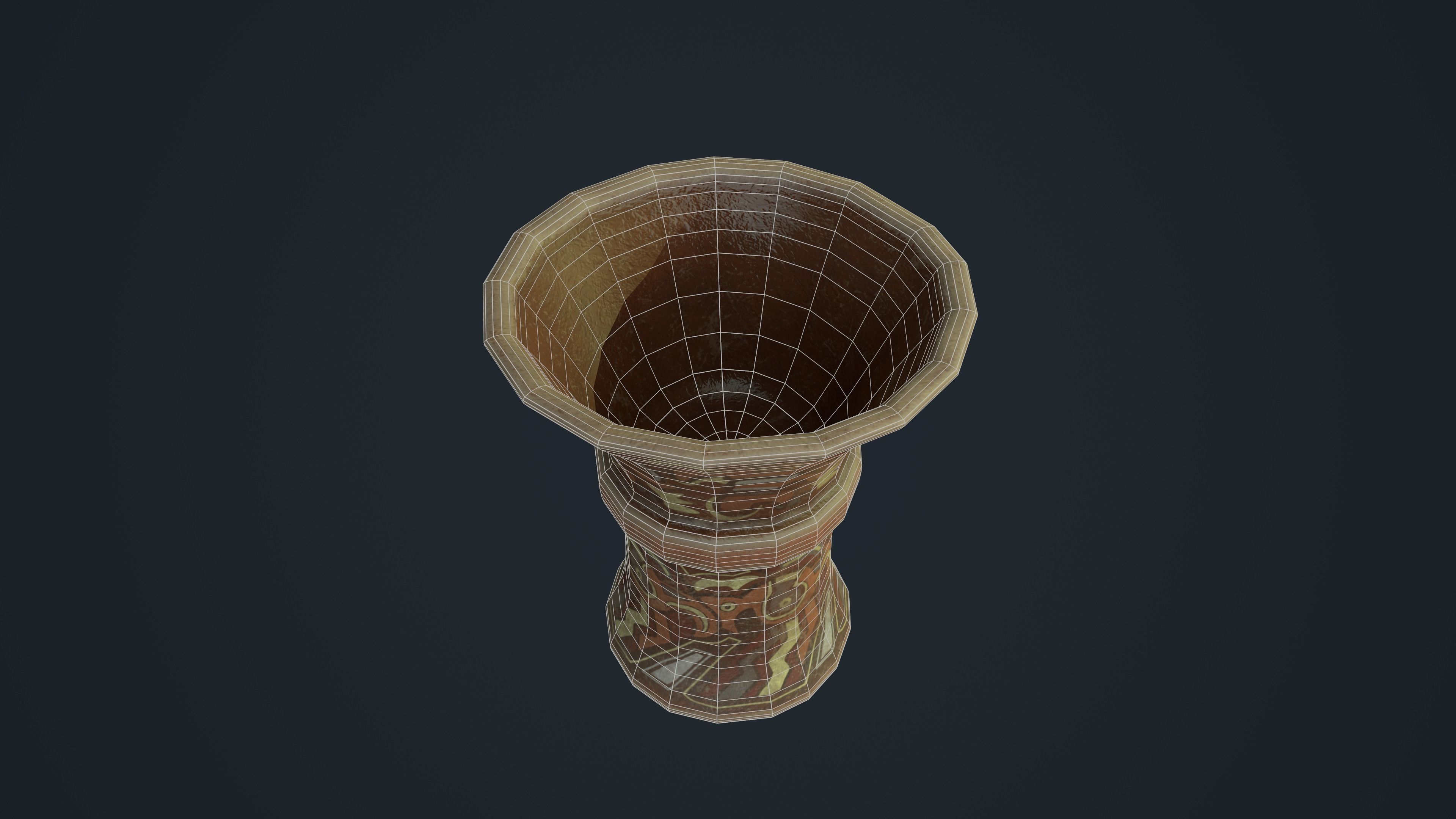  Waisted Cup Tiwanaku 3D model_6