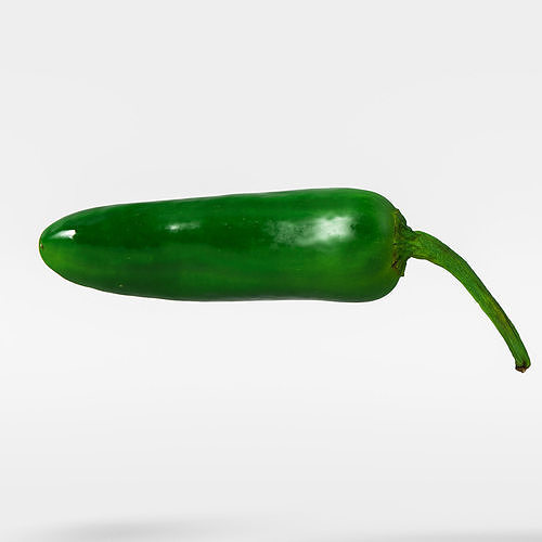 Jalapeno 3D model 6