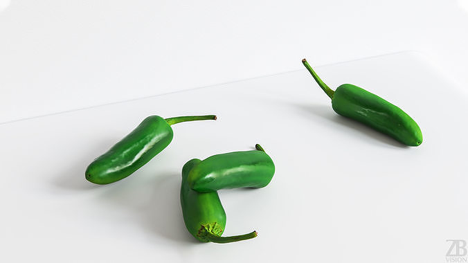 Jalapeno 3D model