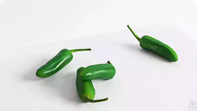 Jalapeno 3D model