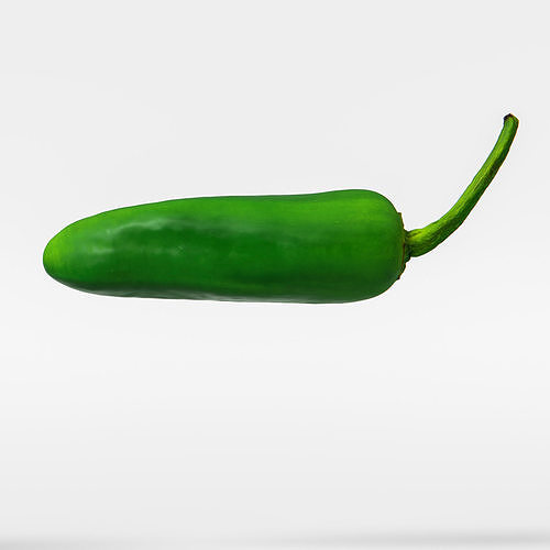 Jalapeno 3D model 7