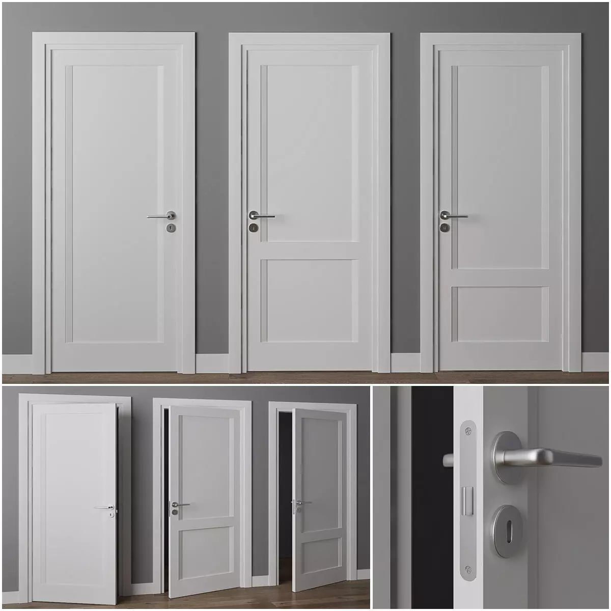 Doors matteucci otello 50 3D model_0