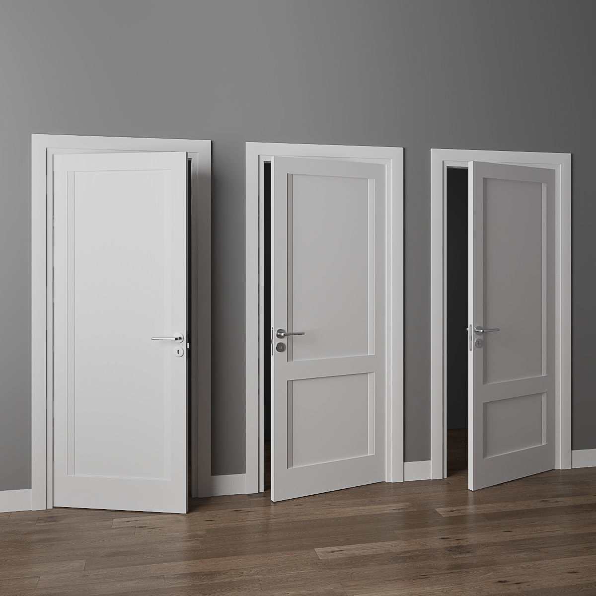 Doors matteucci otello 50 3D model_1