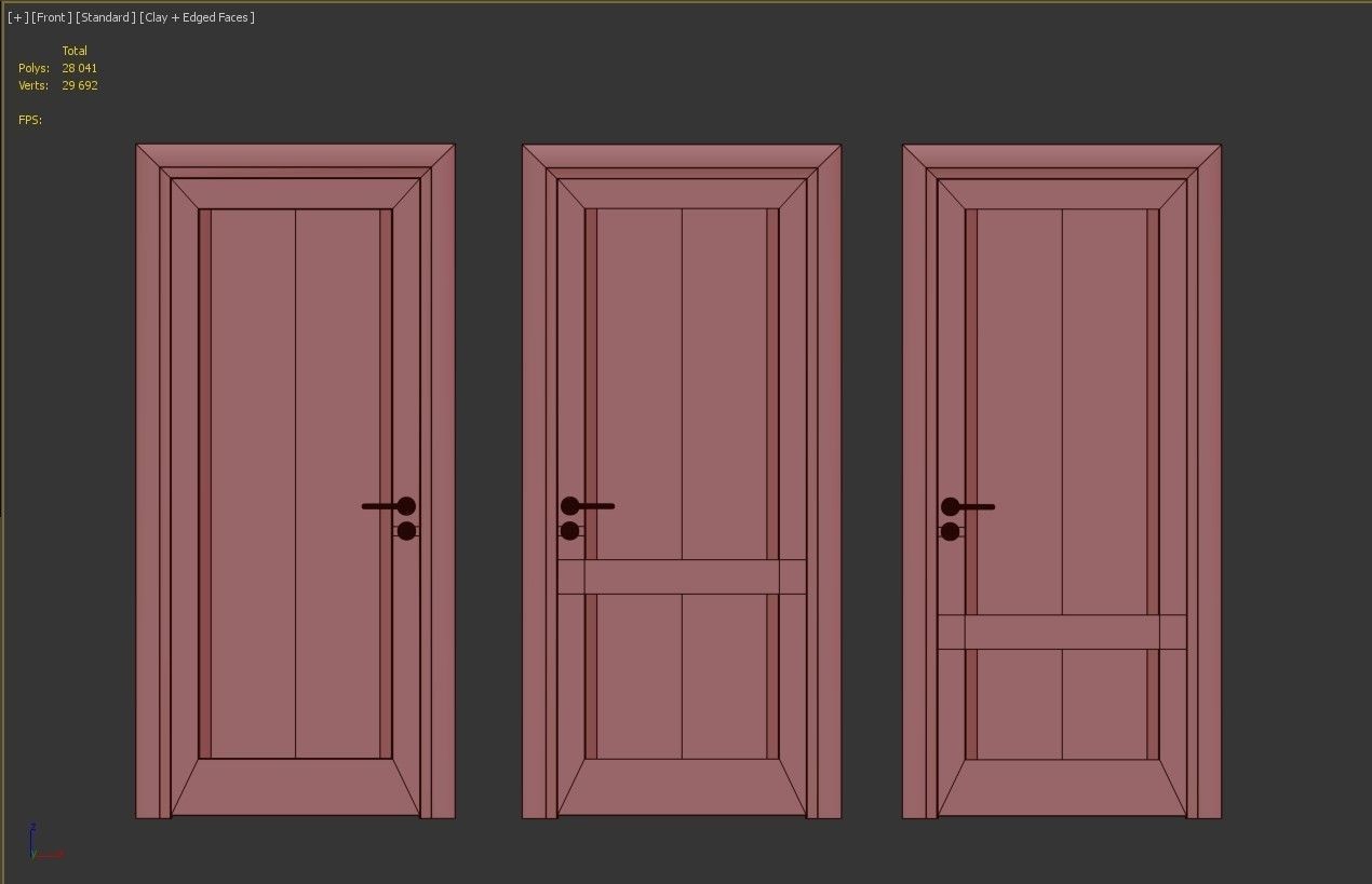 Doors matteucci otello 50 3D model_4