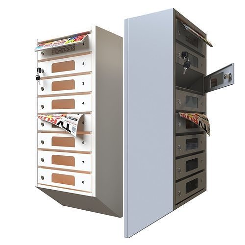 Mailbox Section version 2 3D model