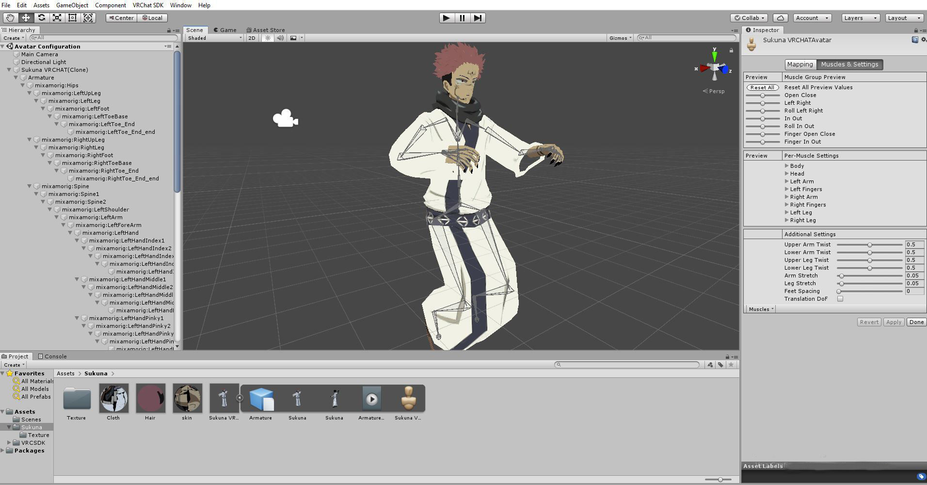 Sukuna - Jujutsu Kaisen Low-poly 3D model_20