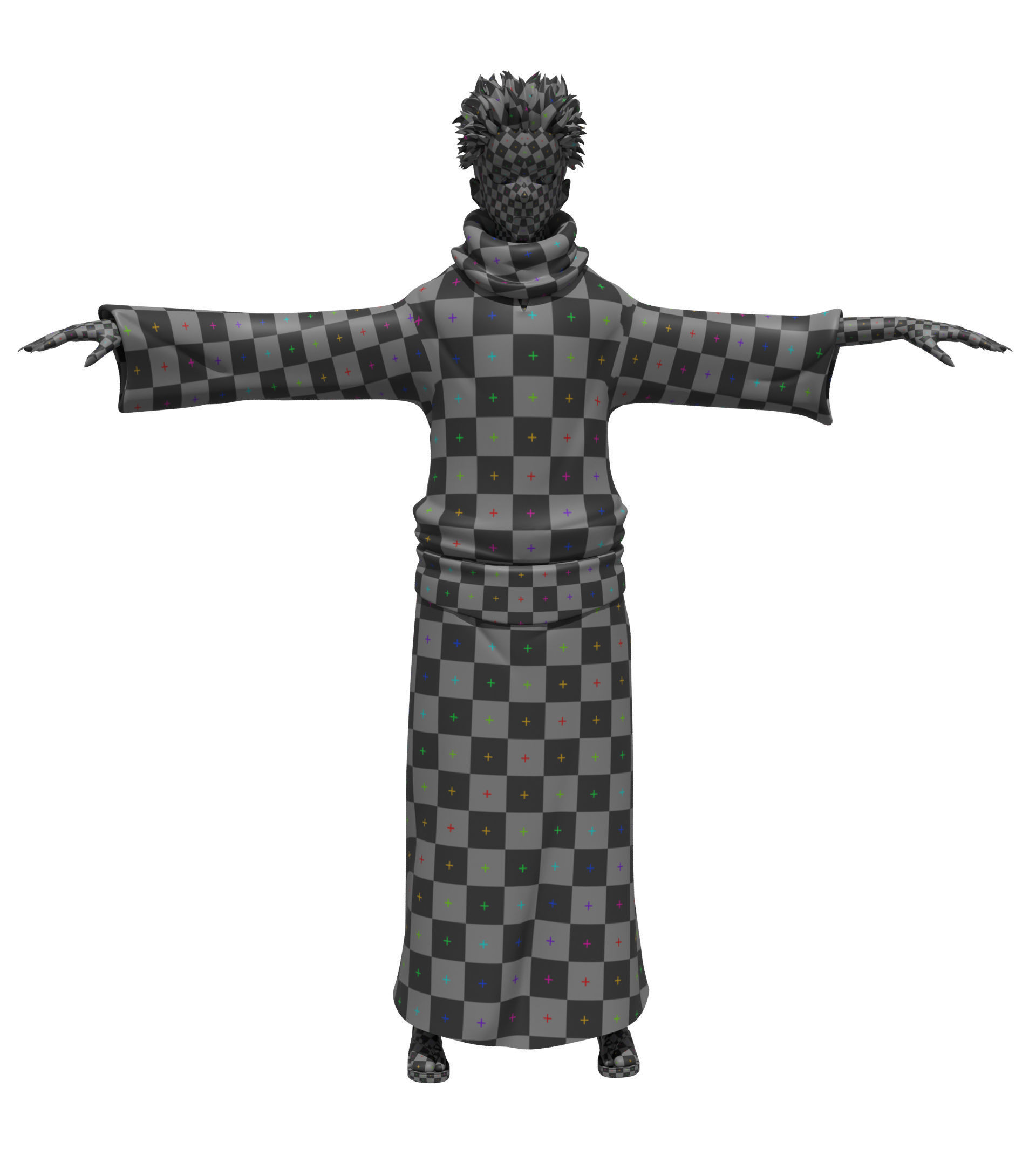 Sukuna - Jujutsu Kaisen Low-poly 3D model_3