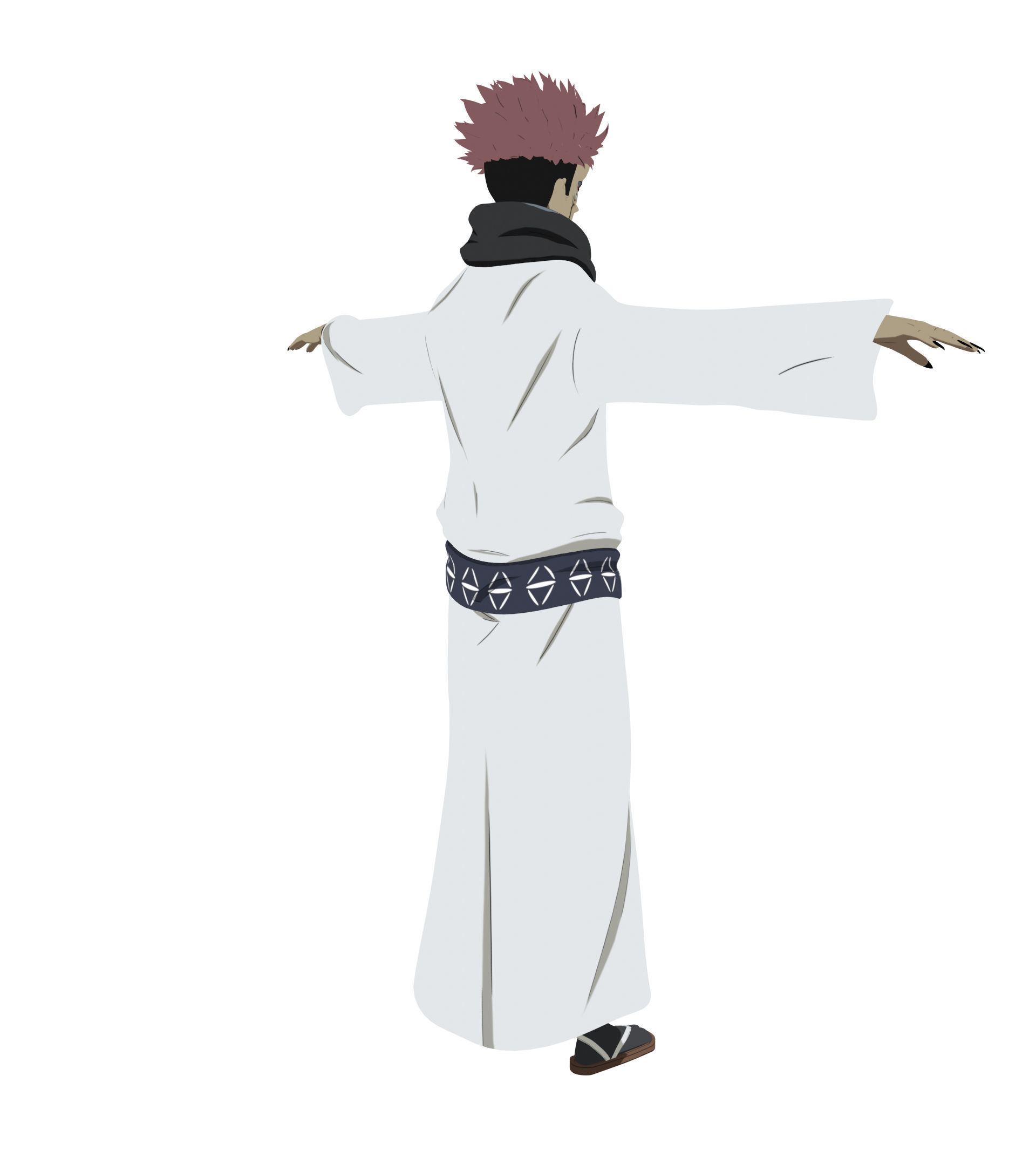 Sukuna - Jujutsu Kaisen Low-poly 3D model_10