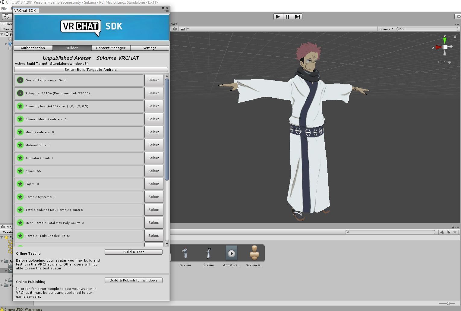 Sukuna - Jujutsu Kaisen Low-poly 3D model_19