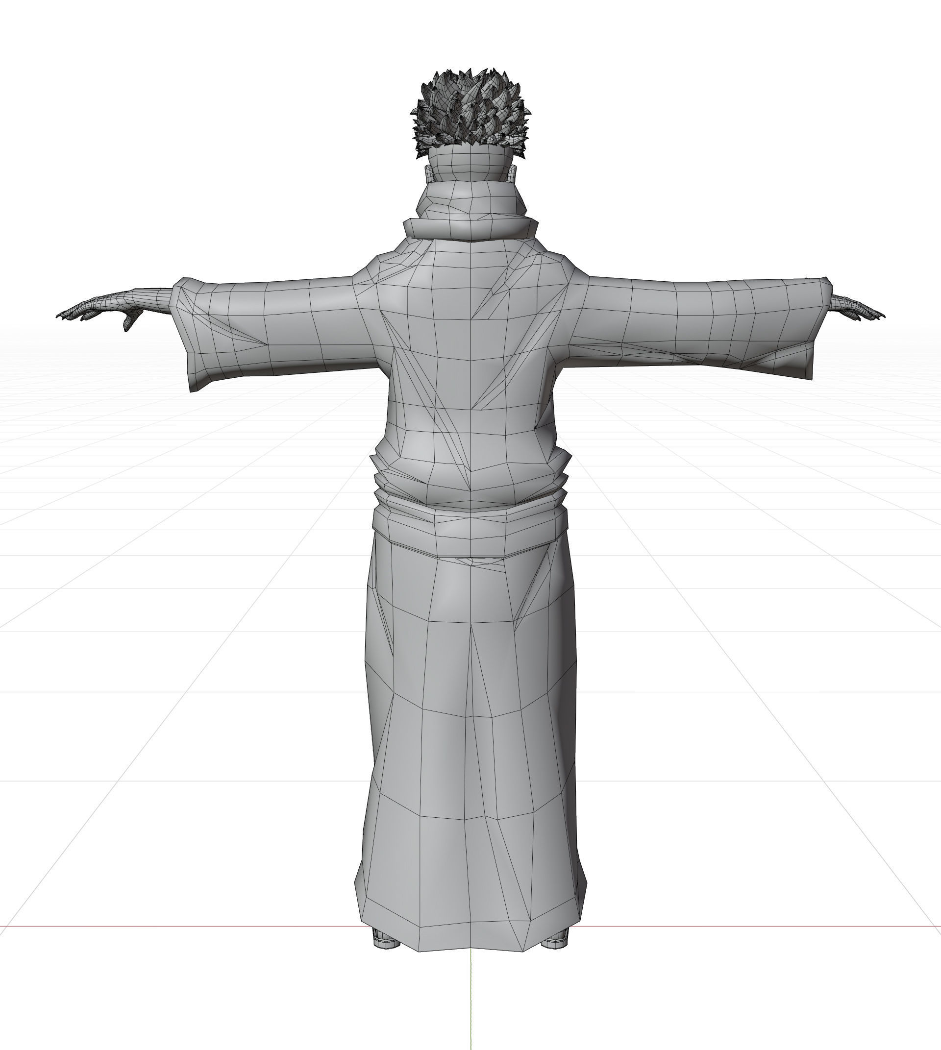 Sukuna - Jujutsu Kaisen Low-poly 3D model_14