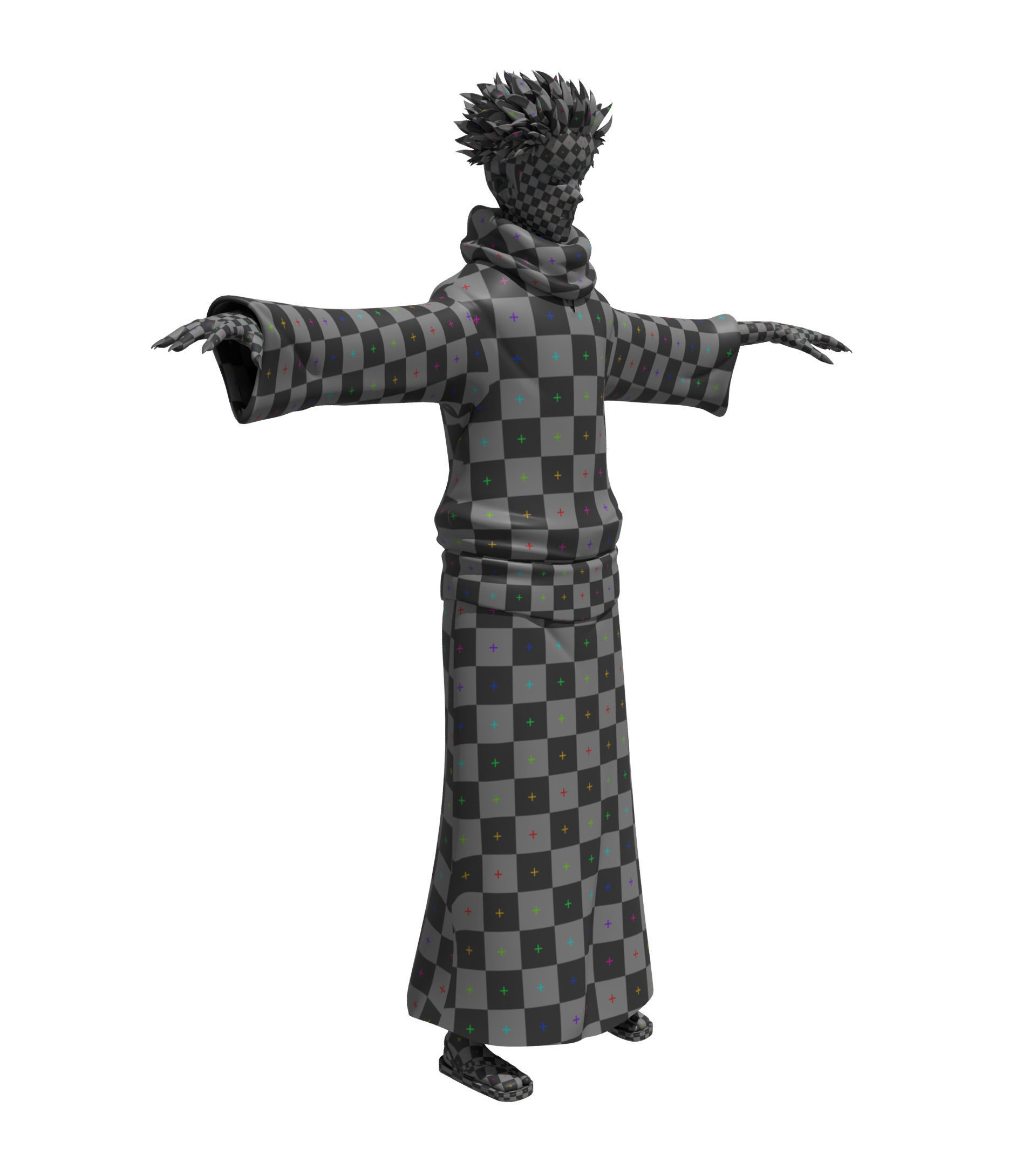 Sukuna - Jujutsu Kaisen Low-poly 3D model_6