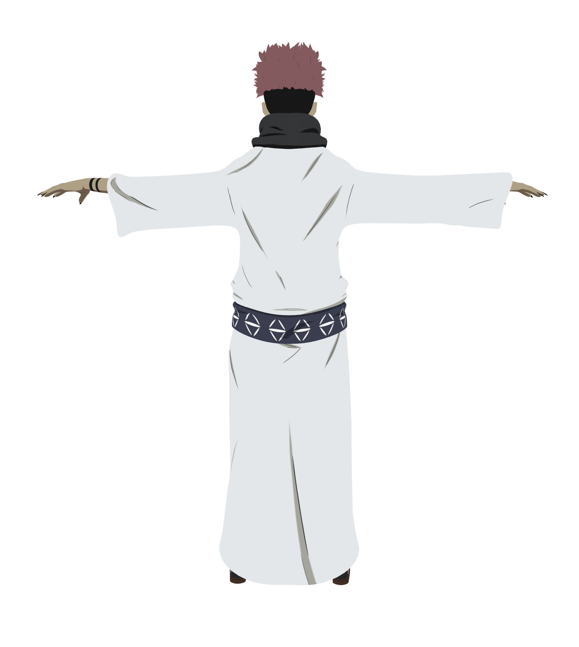 Sukuna - Jujutsu Kaisen Low-poly 3D model_13
