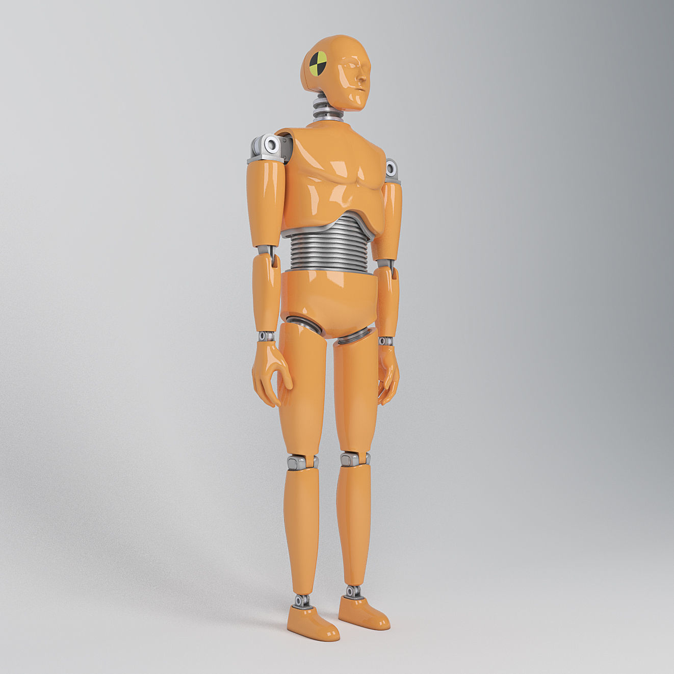 Crash test dummy 3D model_1