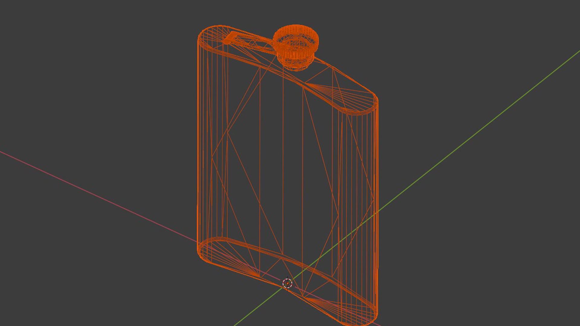 skittle stainless steel flask 3D model_1