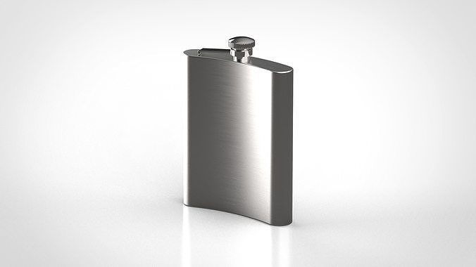 skittle stainless steel flask 3D model