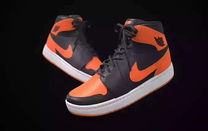Nike Air Jordan Black Orange