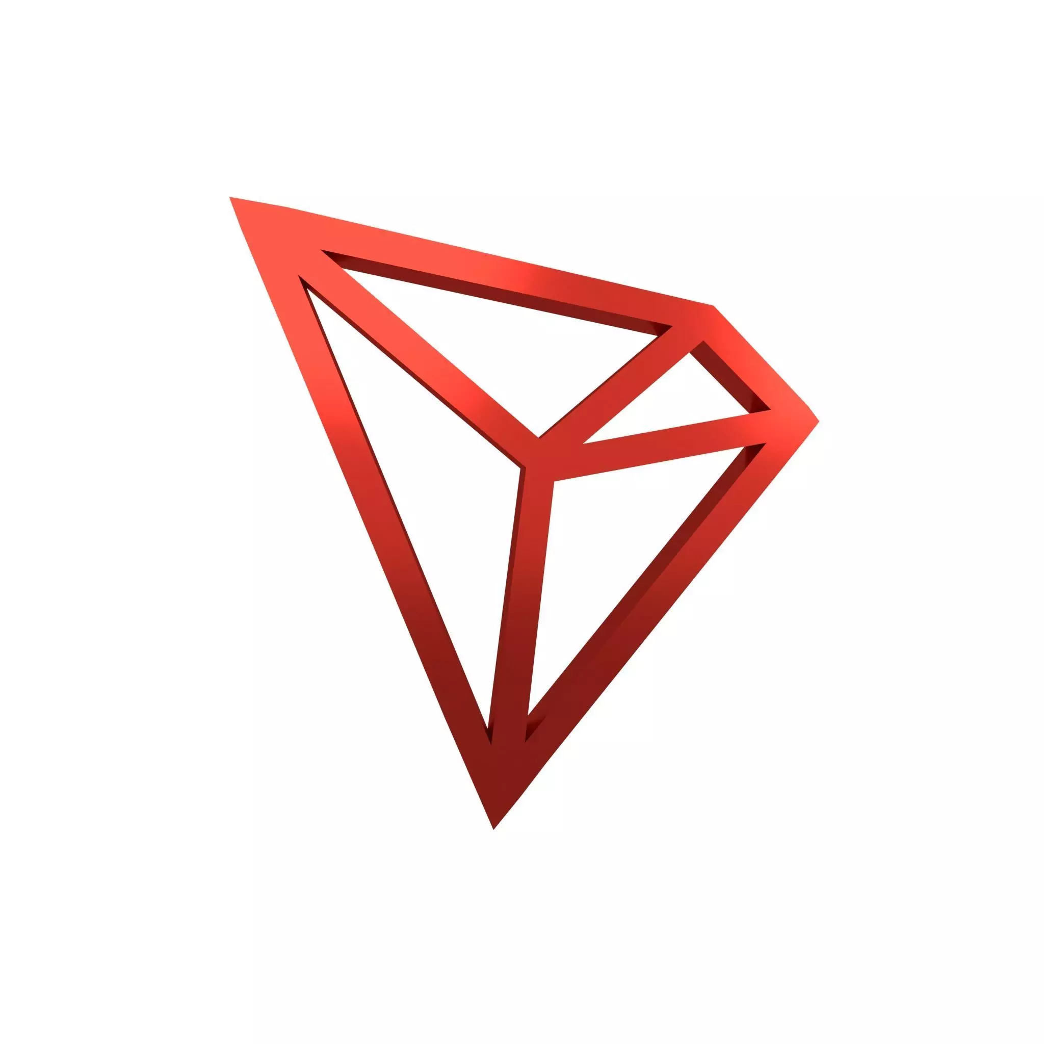 TRON Coin V1 004 Low-poly 3D model_0