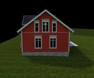 small Swedish house 3D model_20