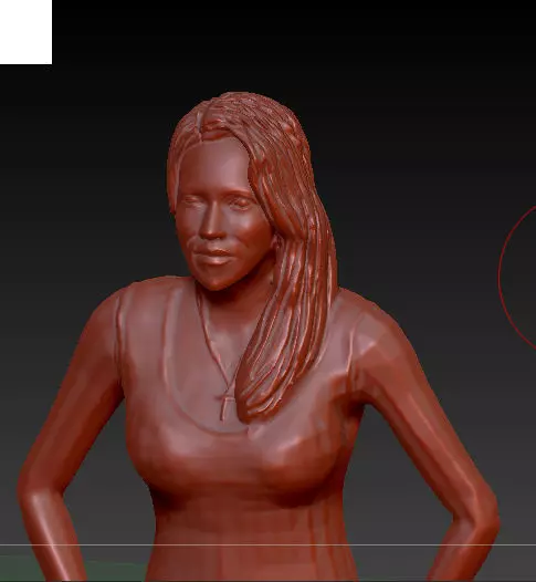 Michelle Rodriguez Leticia  Letty  Ortiz   3D print model_0