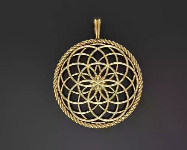 Seed Of Life Pendant 3D print model