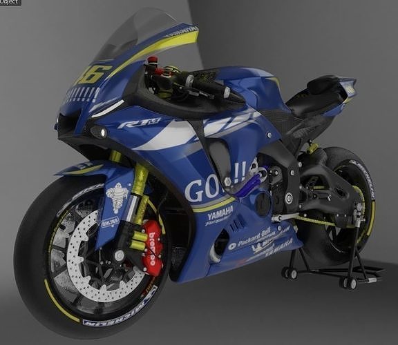 YZF R1-M 2020 Model with Gauloises Livery  3D model