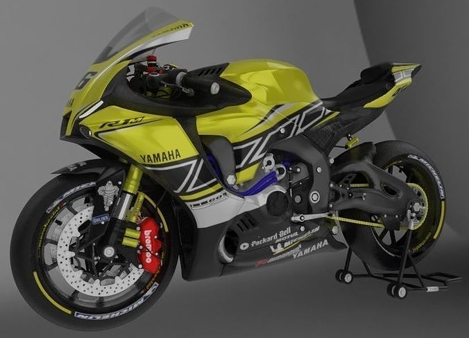 YZF R1-M 2020 Model with 60th Anniversary Livery 3D model