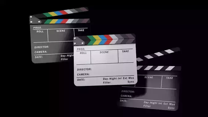 Clapperboard 3D models 3D model