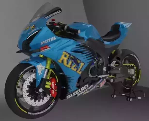 GSX-R 1000 Special Edition Rizla Suzuki Livery 3D model GSX-R 1000 Special Edition Rizla Suzuki Livery 3D model