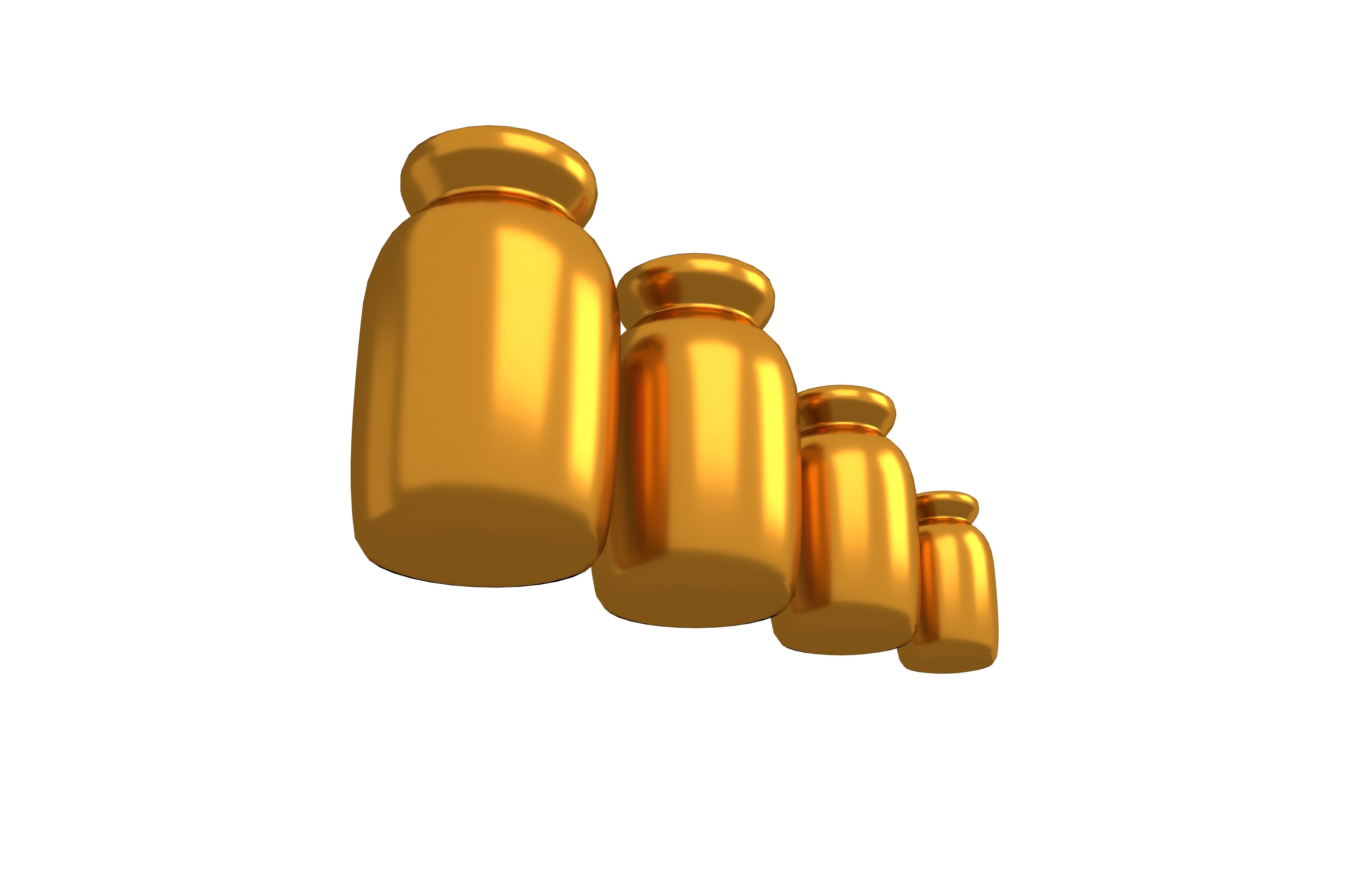 Scale Weights V1 002 Low-poly 3D model_3