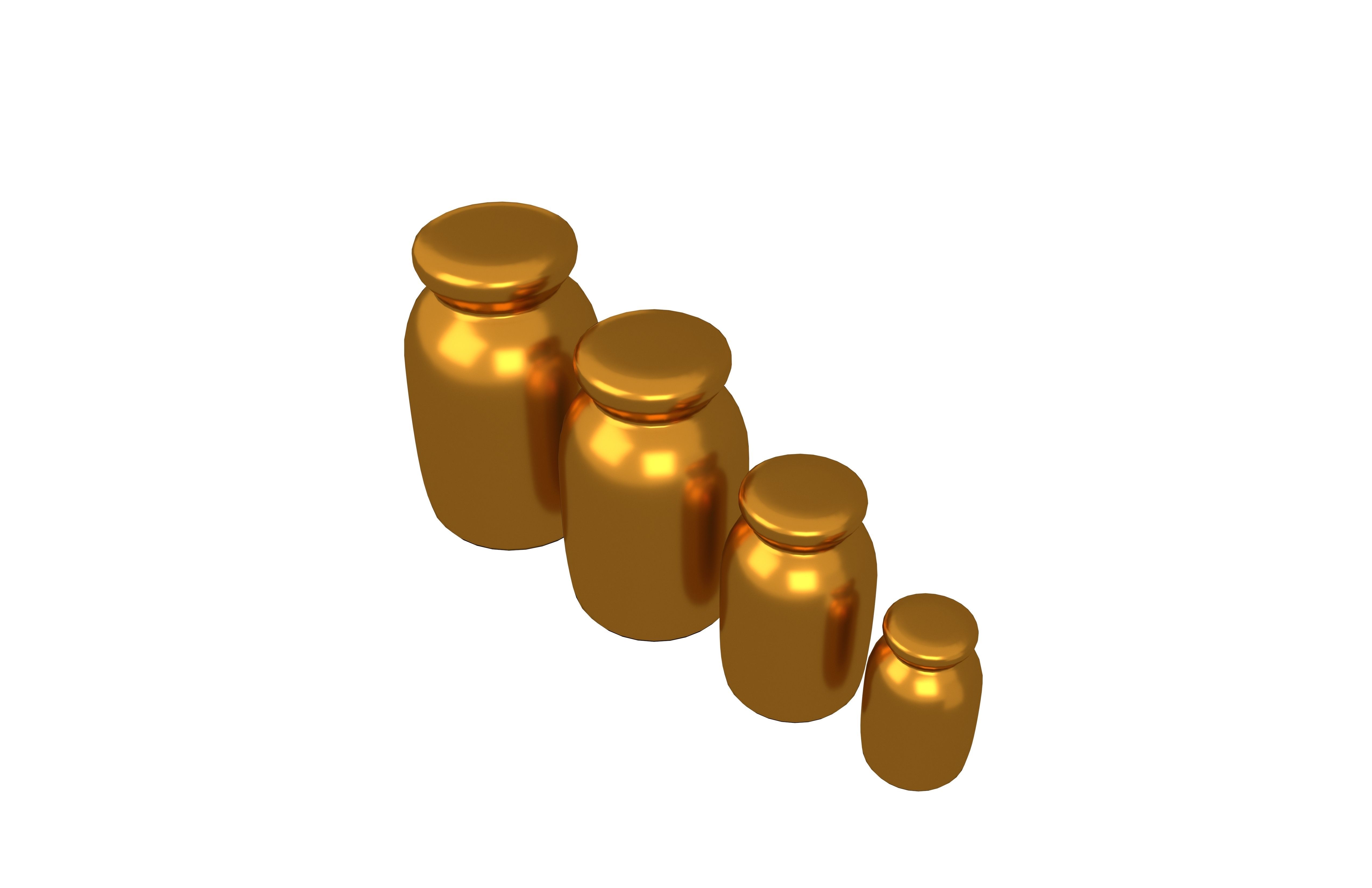 Scale Weights V1 002 Low-poly 3D model_2