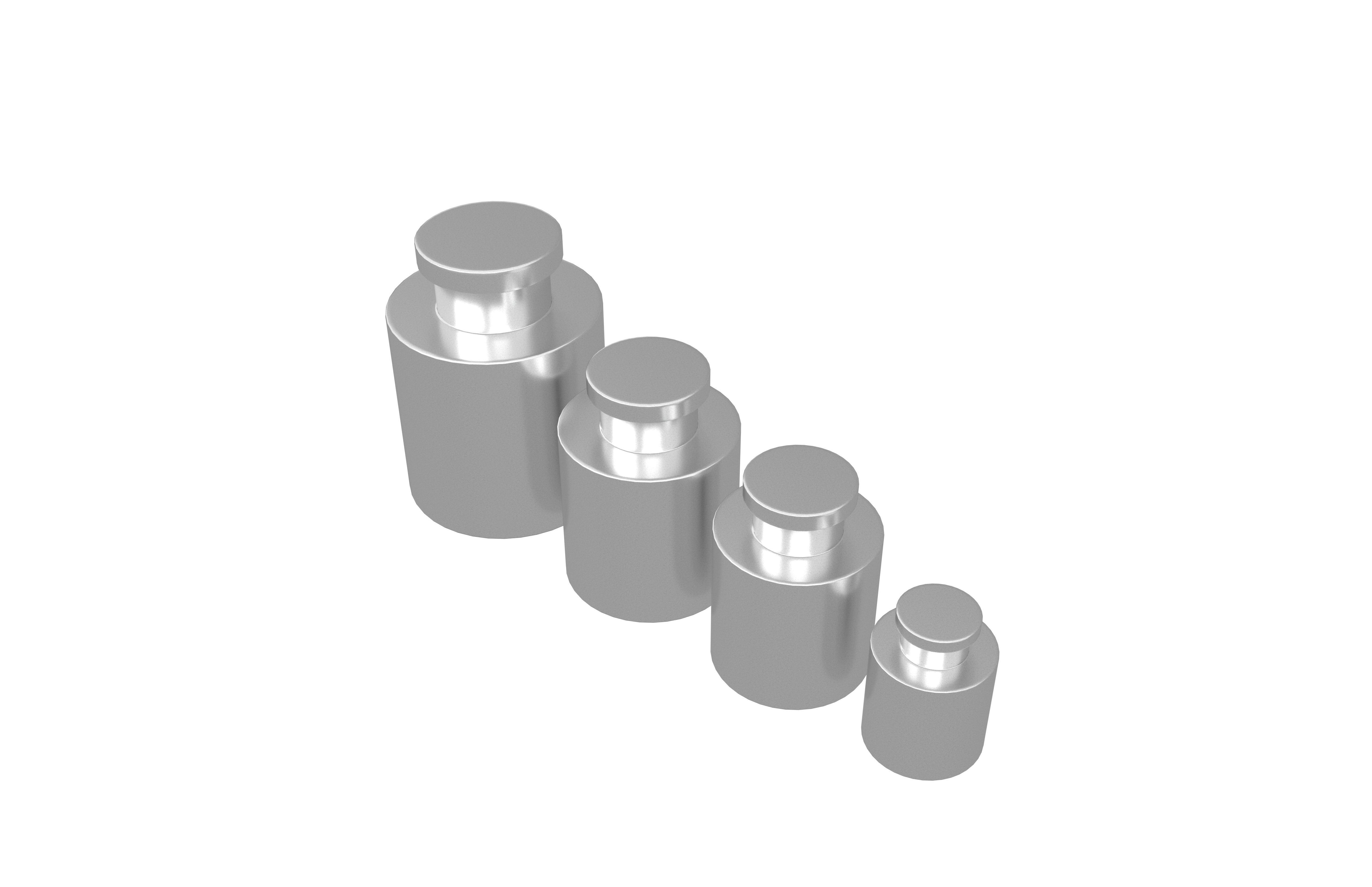 Scale Weights V2 001 Low-poly 3D model_3