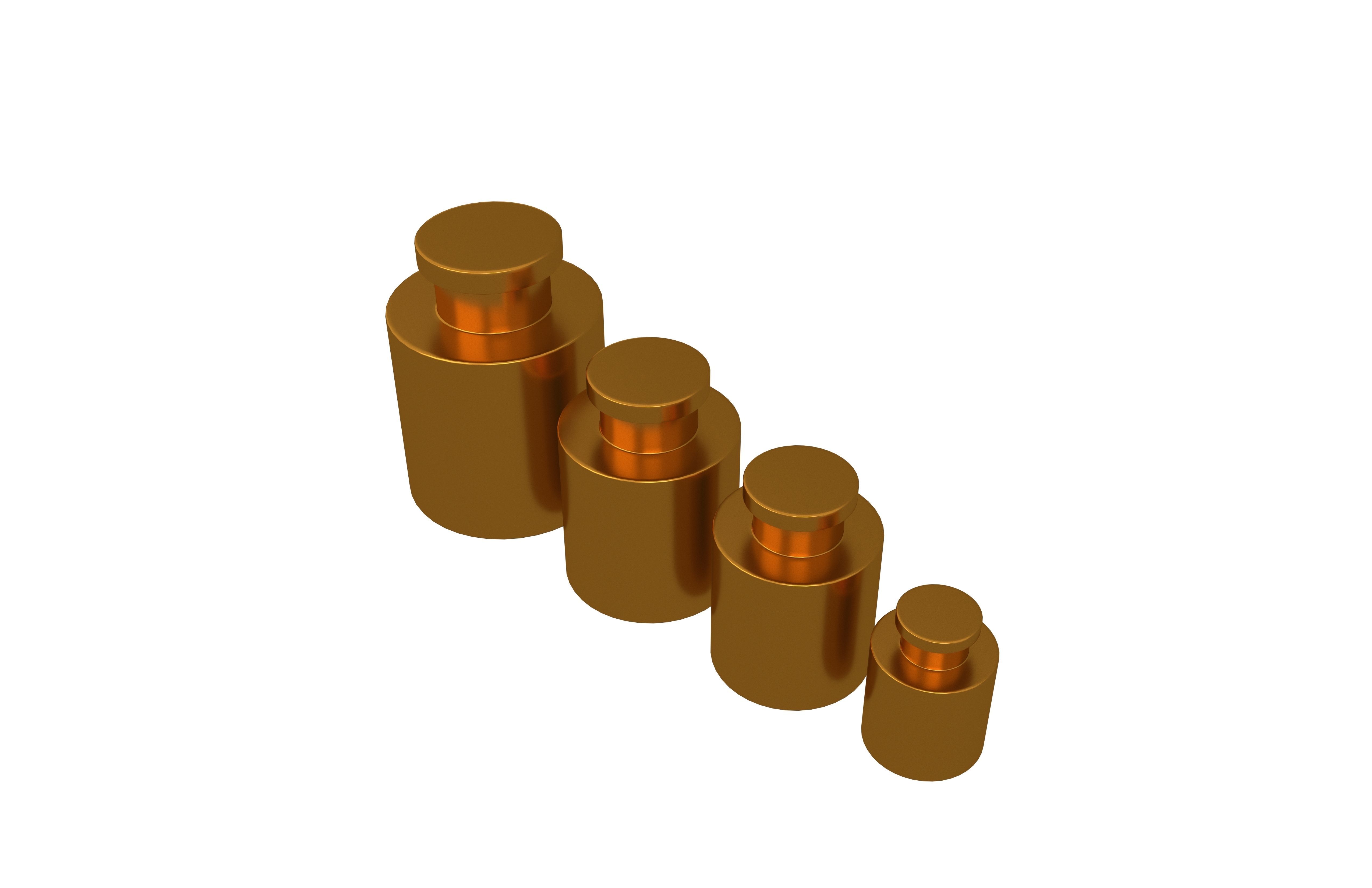 Scale Weights V2 003 Low-poly 3D model_1