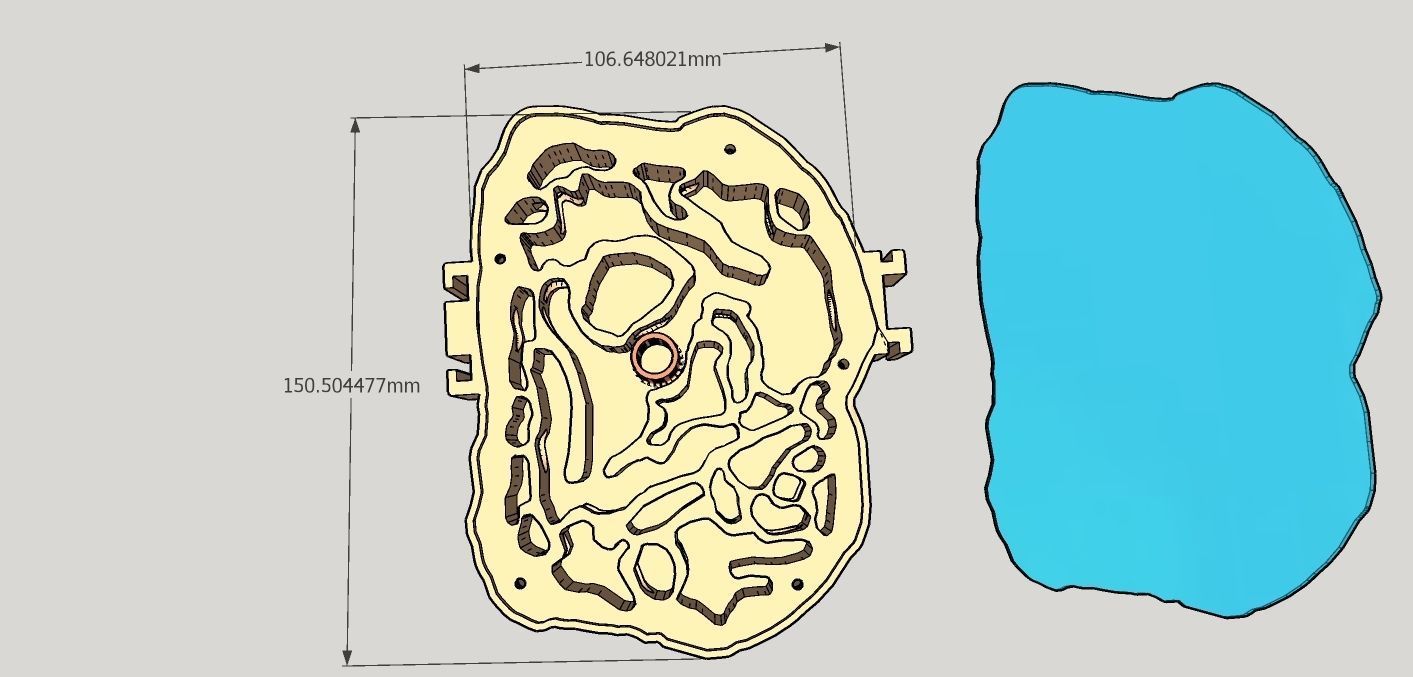 Formicarium Ant Farm Natural Pattern 3D print model_1