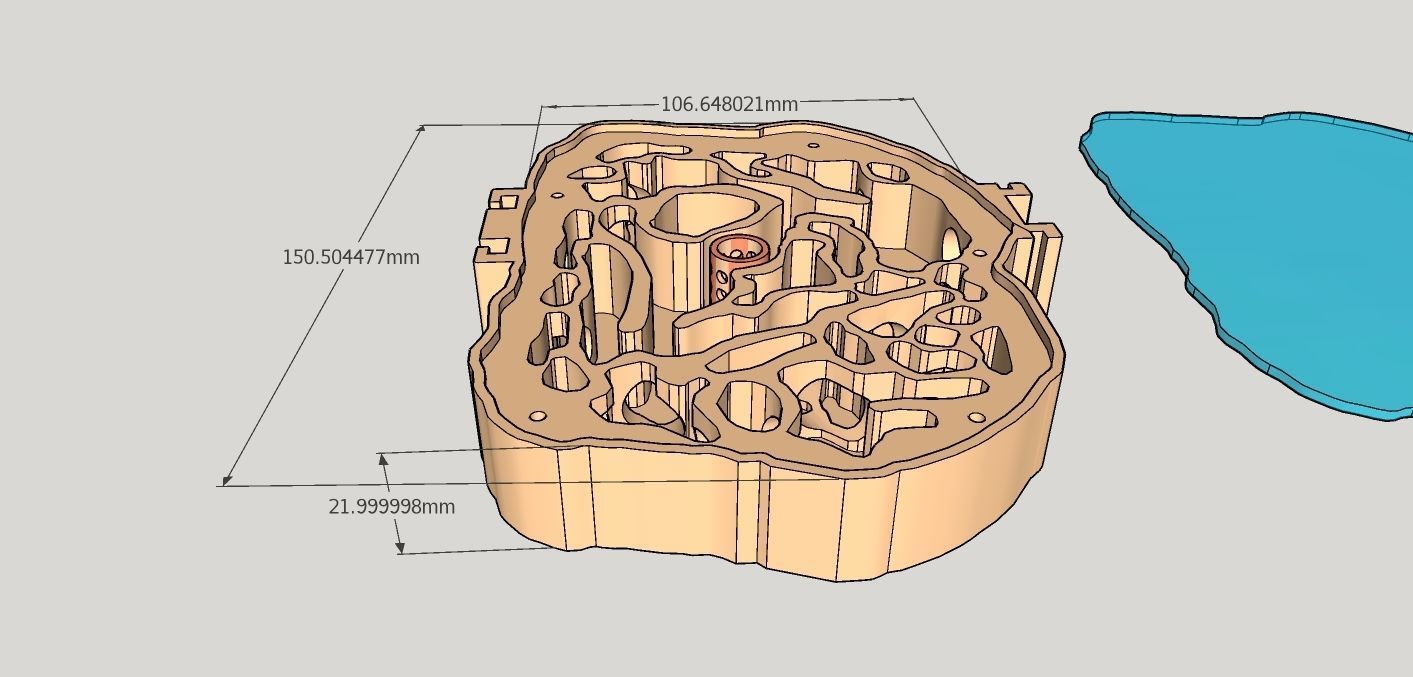 Formicarium Ant Farm Natural Pattern 3D print model_2