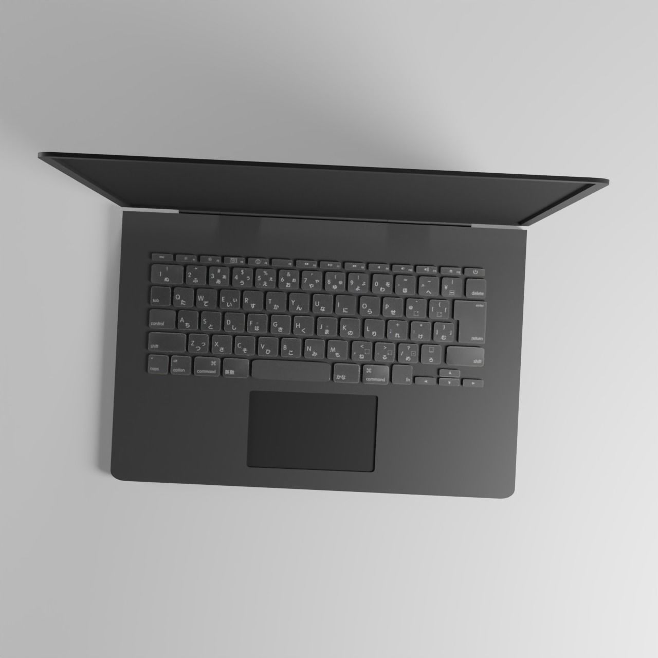 lowpoly laptop with animation Low-poly 3D model_4