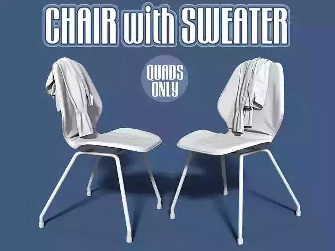 Chair with sweater