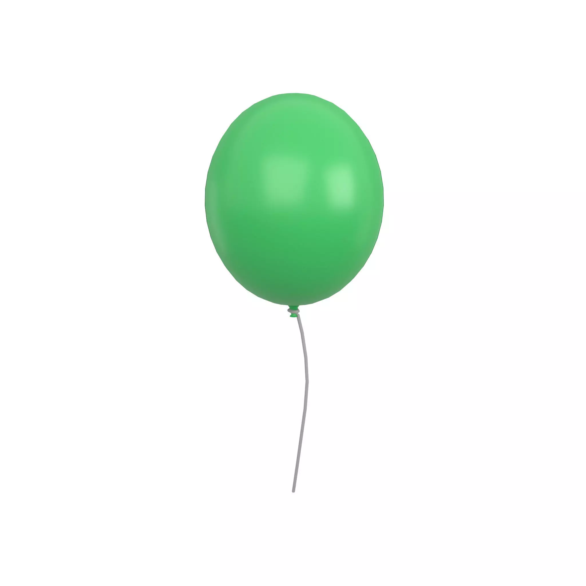 Balloons v1 001 Low-poly 3D model